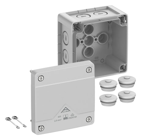SPELSBERG Abzweigkasten 92x92mm Kst gr Abox Pro 025-L IP66/IP67/IP69 IK09 hfr