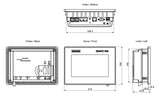 SIEMENS Grafik-Panel m.Farbdisplay DC 6AV2128-3GB06-0AX1 19,2-28,8V 2HW/IE