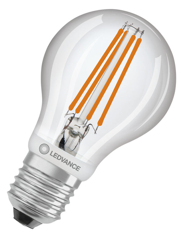 LEDVANCE LED-Lampe FM E27 A60 7,3W 2700K LED Classic A 60 Fil Motion Sens S ws E