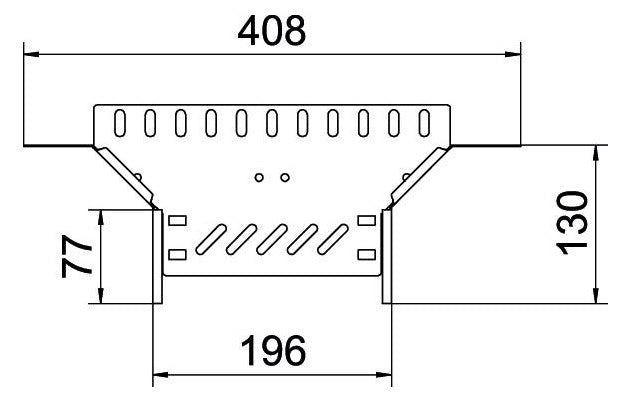 BETTERMANN Anbau-Abzweigstück ST vz RAA 620 FT 60x200mm int.Verb