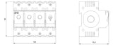 SIEMENS D0-Lasttrennschalter D02 4p 400V 5SG7163 63A