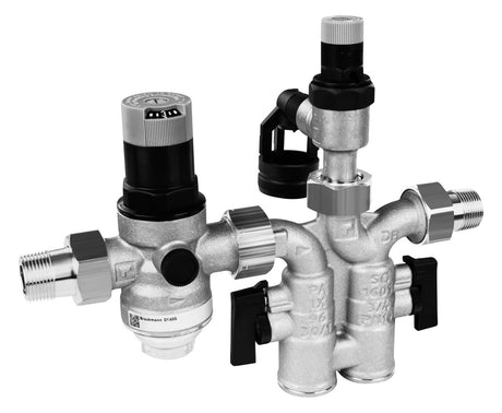 HONEYWELL Sicherheitsgruppe SG160SD mit Druckminderer, Messing AC, 1 "