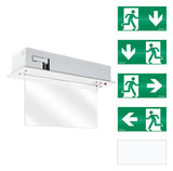 ESYLUX LED-Sicherheitsleuchte 3W EB 25m SLC EL LED 3h 25m IR SC/C RM eins/zweis