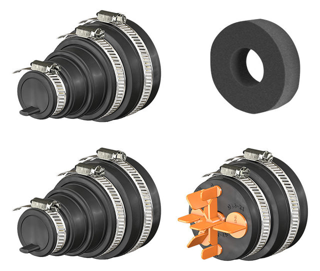 Doyma Quadro-Secura 2704 Mantelrohrendstopfen für DN75/90 (W, E 26-63mm) | 299070491050
