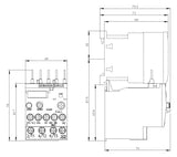 SIEMENS Überlastrelais therm 3,5-5A 3RU2116-1FB0 Direktanb 1S/Hilf 1Ö/Hilf