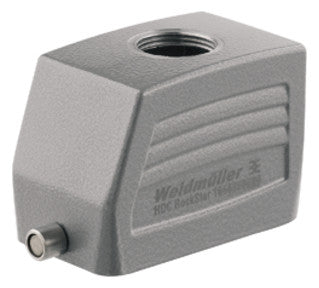 WEIDMÜLLER Tüllengehäuse Längsbügel alu HDC 10B TOLU 1M25G IP66 87,5x52x43mm
