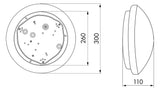 BEG LED-Sensorleuchte 23W ws HF-L7 weiß