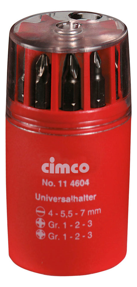 CIMCO Bit-Set 9St Magnethalter 3xPH 3xPZ 114604 3xSchlitz