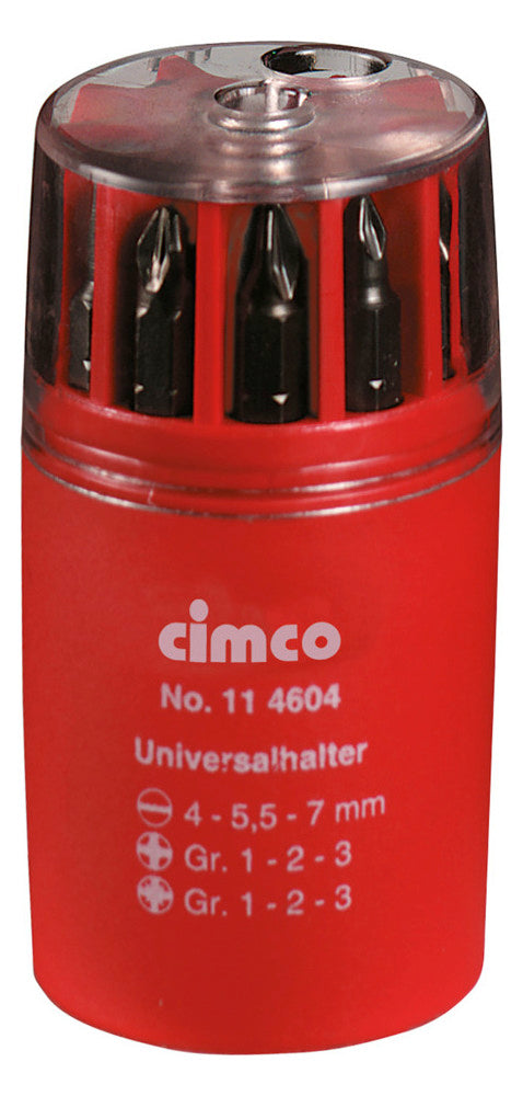 CIMCO Bit-Set 9St Magnethalter 3xPH 3xPZ 114604 3xSchlitz
