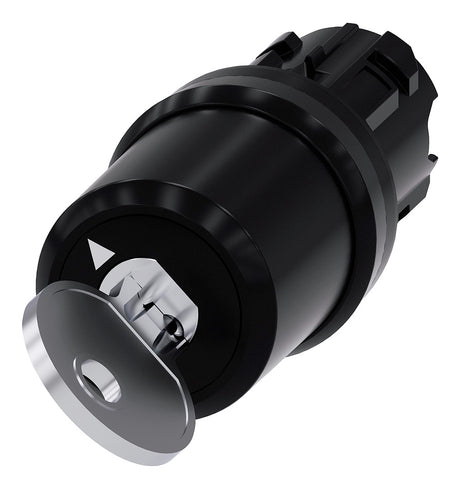 SIEMENS Schlüsselschalter 2stuf rechteck 3SU1000-5BF11-0AA0  22mm 29,45x59,4mm