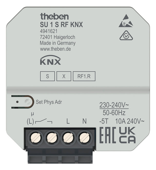 THEBEN Schaltaktor KNX UP TE 1f 16A 230V SU 1 S RF KNX Bussystem KNX-RF (Funk)