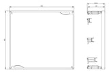 SIEMENS Verteilerbaugruppe REG 24TE 3st 8GK4401-3KK22 450x500x131mm
