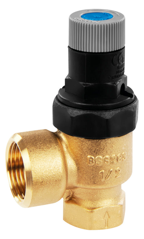 Membran-Sicherheitsventil SM152 Messing AA, 1/2"