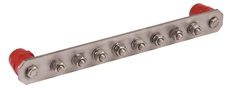 DEHN SE Potentialausgleichschiene V2A PAS I 8AP M10 V2A n.Klemme V2A Aufb_fix