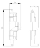 SIEMENS Scharnier 8GK9920-1KK24
