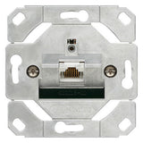 GIRA Anschlussdose Cat6A 1xRJ45 unten 245100 LSA