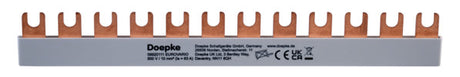 DOEPKE Phasenschiene 1ph 17,5mm 210mm Eurovario EV-S G 1.12.70 10qmm 70A isol