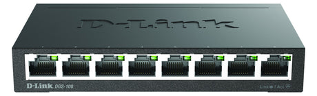 D-Link Tischswitch 8x10/100/1000Mbps DGS-108/E Layer2