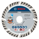 BOSCH-EW Diamant-Trennscheibe 125x10mm 2608615059 f.Backstein f.Beton f.Metall