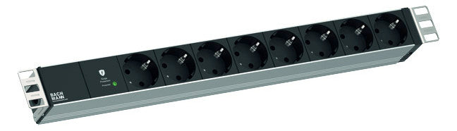 BACHMANN Steckdosenleiste 19 1HE 230V 800.3932 Überspannungskategorie: 2