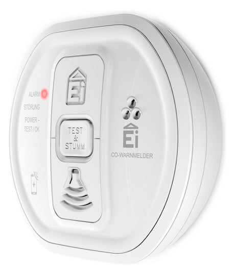 Ei Electronics Kohlenmonoxidmelder 85dB Ei208iW m.Sockel autark Batt 3V DC ws