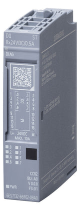 SIEMENS Digital I/O-Modul DC 19,2-28,8V 6ES7132-6BF01-0BA0 8Ausg 24V