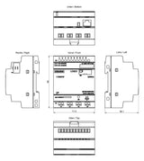 SIEMENS SPS-Steuerung modular 4RelAusg LOGO! 6ED1052-2MD08-0BA2 10,8-28,8VDC