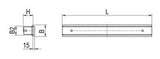 RIDI LED-Deckeneinbauleuchte 30W ws Konv EPF-R1X115/30ND-O