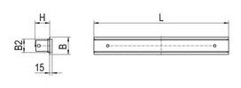 RIDI LED-Deckeneinbauleuchte 45W ws Konv EPF-R1X145/45ND-O