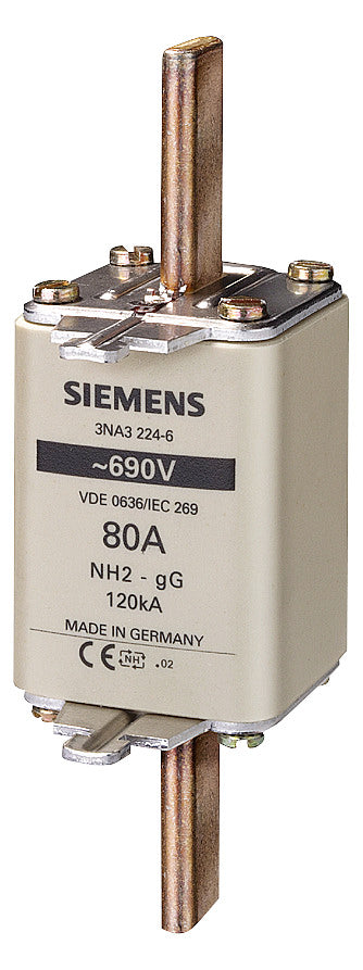 SIEMENS NH-Sicherungseinsatz 250A NH2 gG 3NA3244-6 690VAC Stirnk