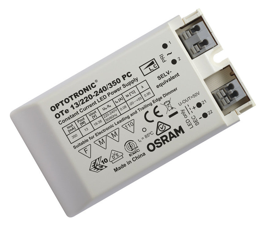 LEDVANCE LED-Steuerung 13W 350mA 38V dim Optotronic OTe 13/220...240/350 PC dim