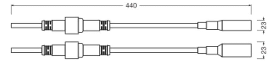 LEDVANCE Verbinder ws 440x23x23mm IP00 LS AY AC-CP P2 300 P Zubehör