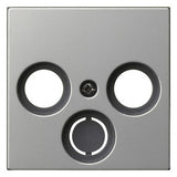 GIRA Zentralplatte Ant.dose 2f edst System 55 0869600 Schraubbef