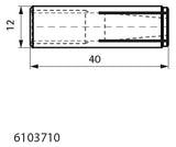 Walraven Einschlaganker WDI1 VA M10x40 un-/gerissener Beton | 6103710