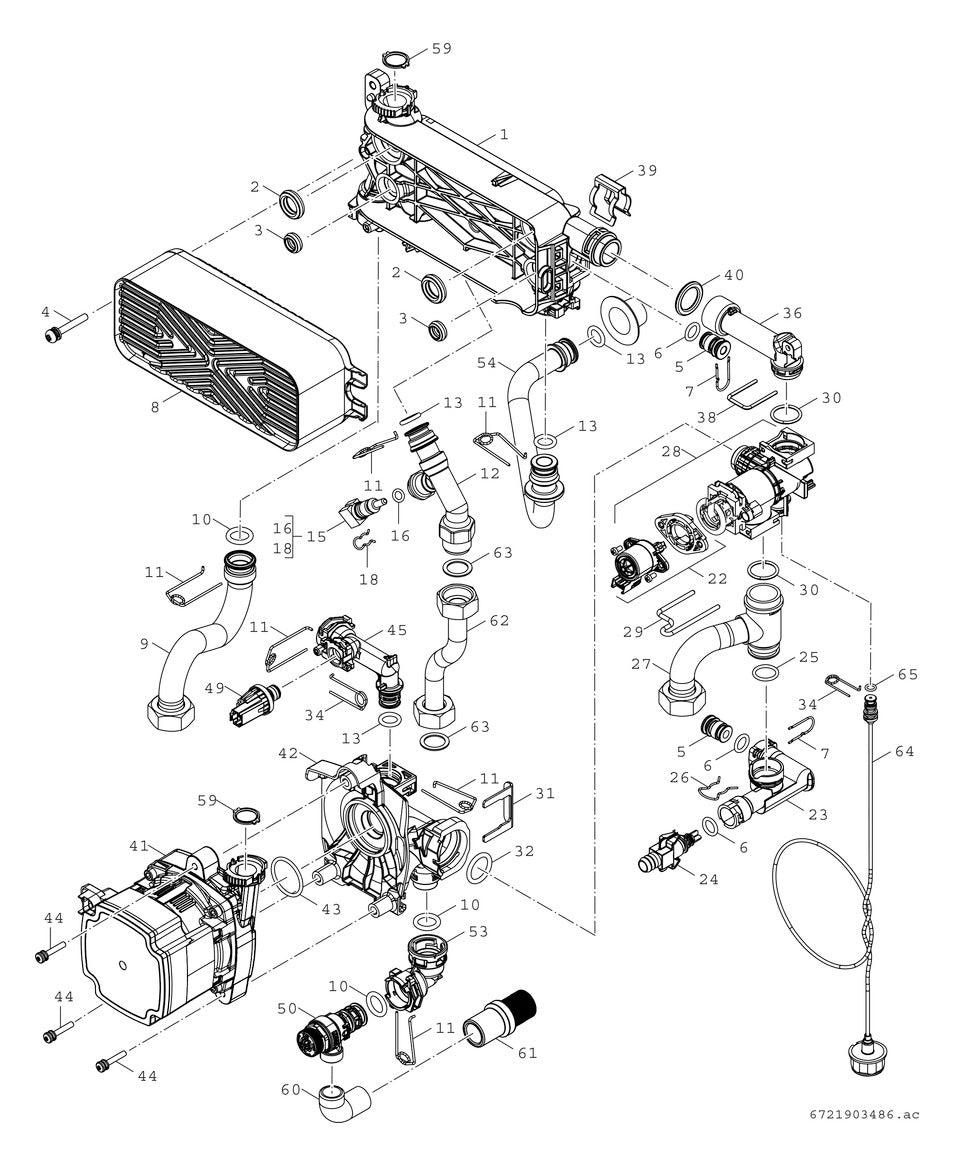 Bosch Gas-Brennwertgerät, Kompaktmodul Condens GC5300i WM 24/100S 23 | 7738101040