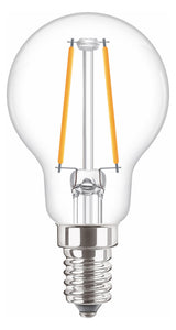PHILIPS-LM LED-Kugellampe FM E14 P45 2W CorePro LEDLusterND2-25W P45 E14 82 2700