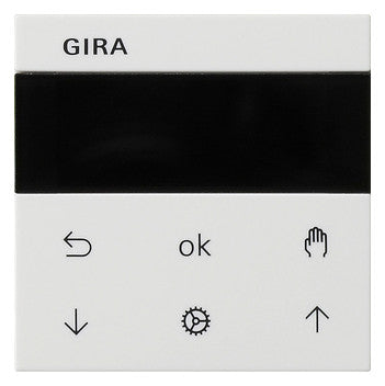 GIRA Jalousie-Schaltuhr UP rws glz W System 3000 536603 int.Zeitschaltuhr