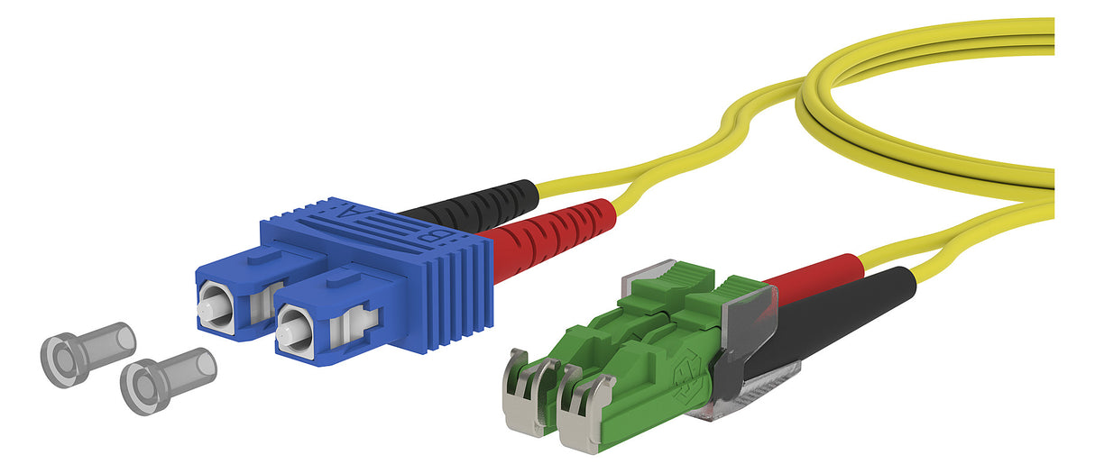 METZ CONNECT LWL-Patchkabel SC-D/E2000 151P1EOMAA0E APC SM OS2 10m ge
