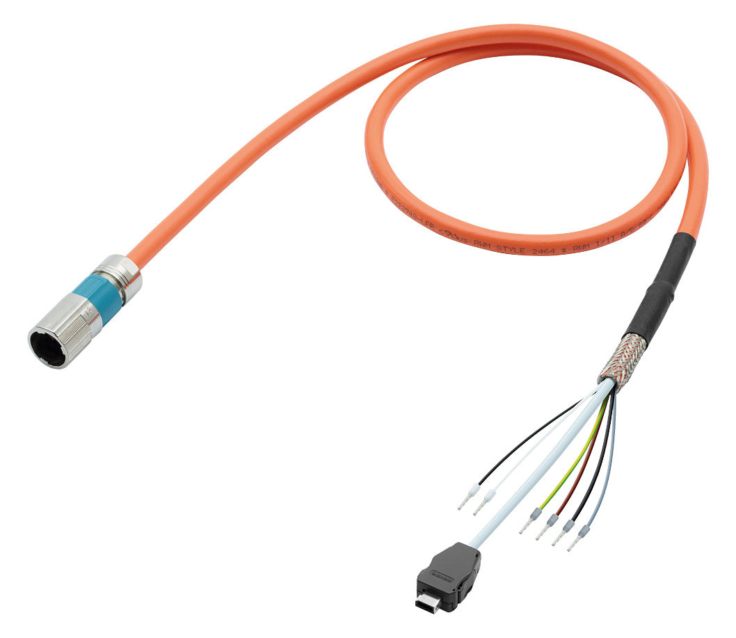 SIEMENS Sensor-Aktorkabel 5m M12 Male 6FX5002-8QN04-1AF0 ger fr.Ende PVC