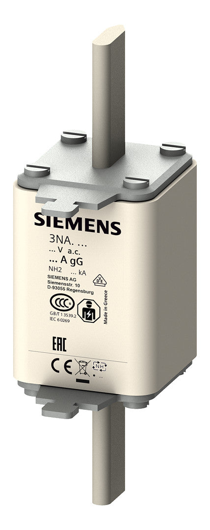 SIEMENS NH-Sicherungseinsatz 224A NH2 gG 3NA3242 500VAC Stirnk