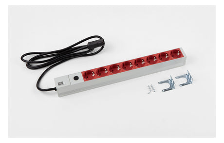 BACHMANN Steckdosenleiste 19 1HE 230V 333.410 8Steckd