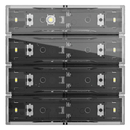 GIRA Tastsensor KNX UP ws glz 1f 4pkt 531400 inkl.Ankoppl LED