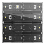 GIRA Tastsensor KNX UP ws glz 1f 4pkt 531400 inkl.Ankoppl LED
