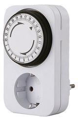 BACHMANN Steckdosenschaltuhr IP20 Tage 852.101 analog 230V 16A 15min
