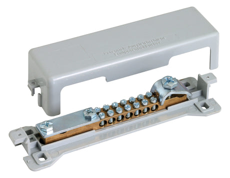 DEHN SE Potentialausgleichschiene 1rndl PAS 9AK 1fl Ms m.Haube Aufb_fix