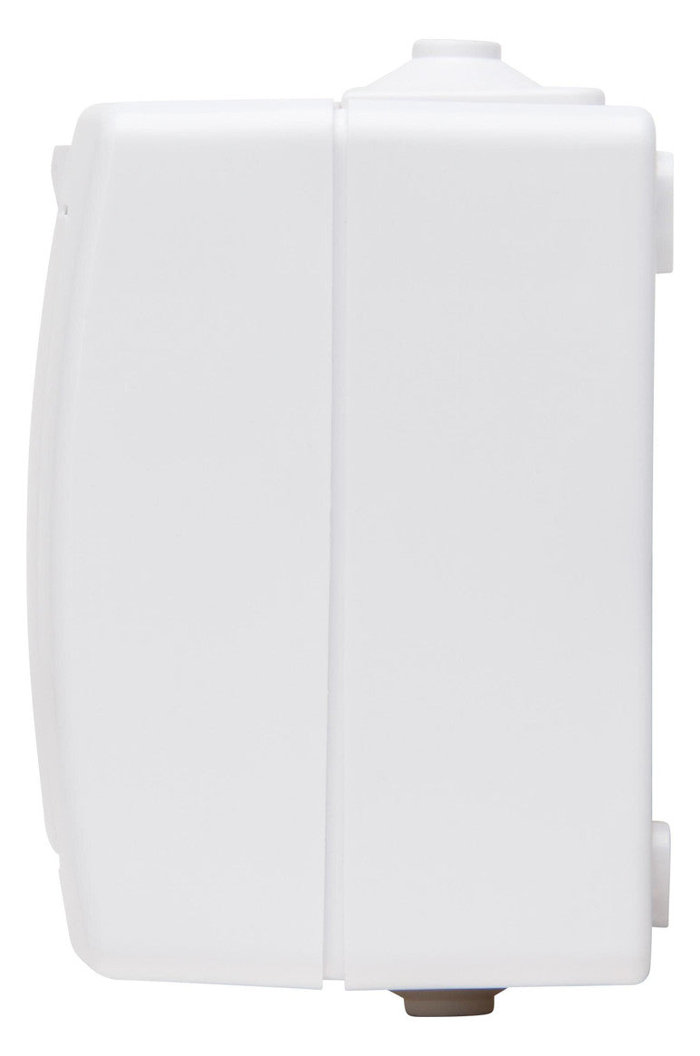 KOPP Steckdose 1f arkws mt AP m.BS IP44 NAUTIC 107802006 Klappd