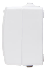 KOPP Steckdose 1f arkws mt AP m.BS IP44 NAUTIC 107802006 Klappd
