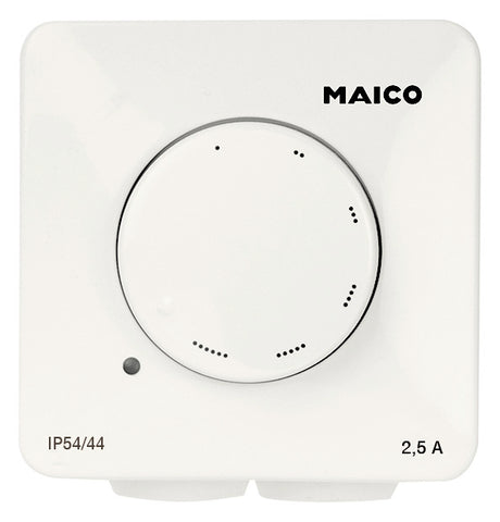 MAICO Drehzahlsteller AP ws 4A 230V 1ph STX 4 6stuf aus Schaltkont IP44 RAL9010