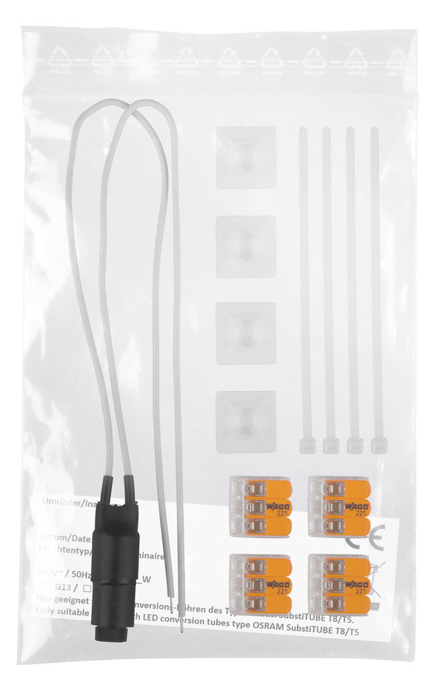 LEDVANCE Umrüstsatz KIT 1 LAMP LED TUBE CONVERSION