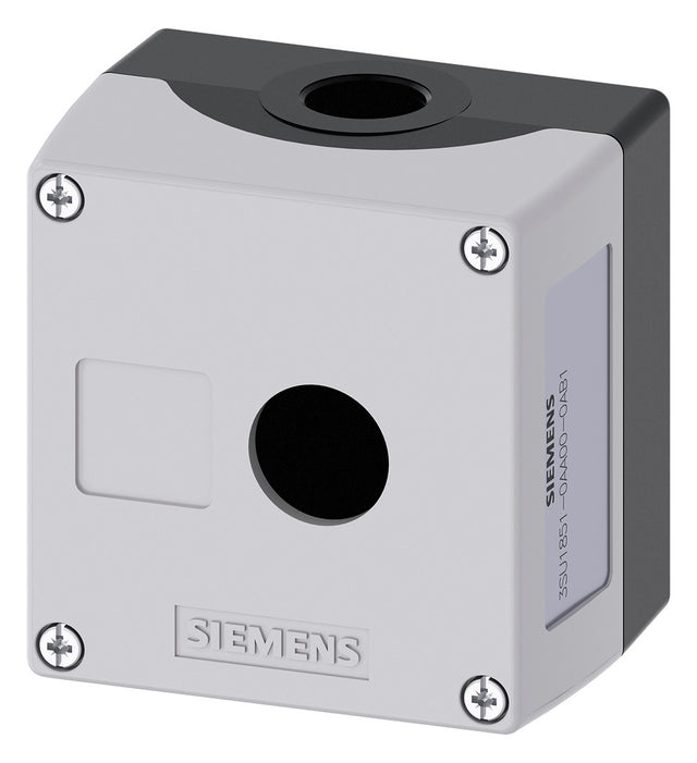 SIEMENS Aufbaugehäuse ST  22mm IP68 3SU1851-0AA00-0AB1 85x85x63,8mm